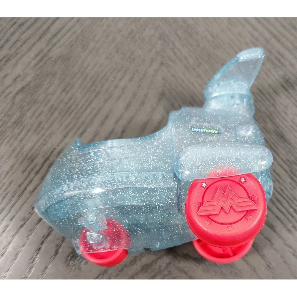 Fisher-Price Little People DC Super Friends‎ Wonder Woman Invisible Jet Glitter